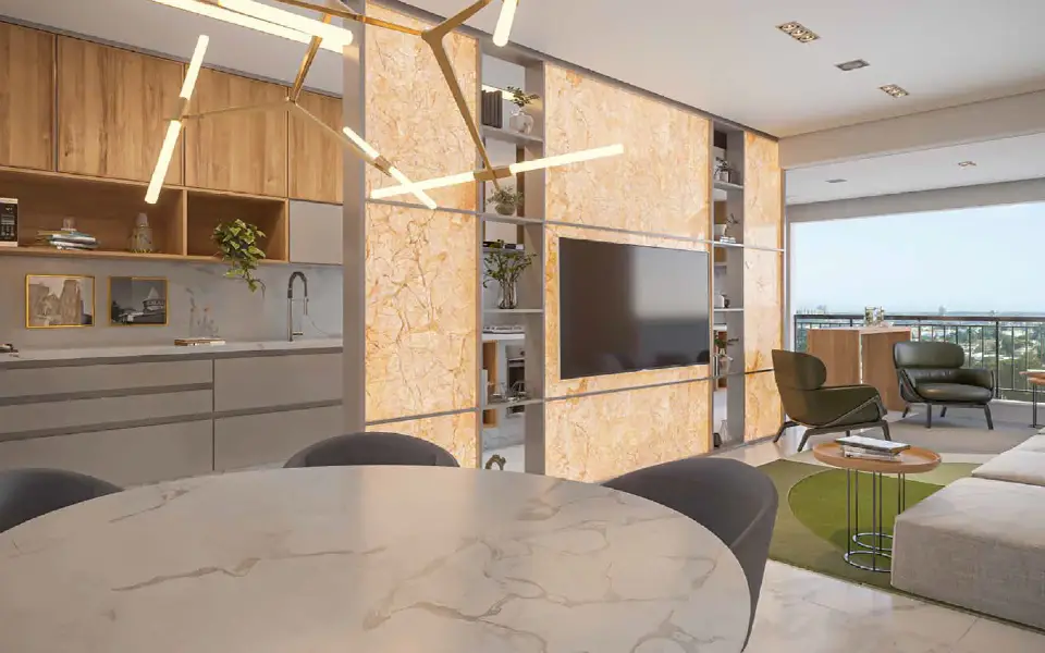 Decorado do Living 67m²