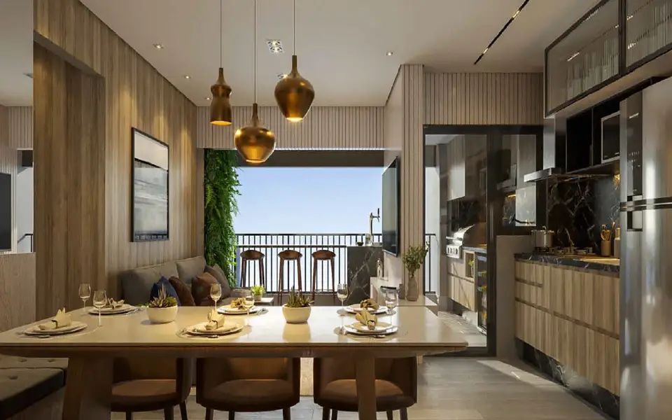 Decorado do Living 84m²